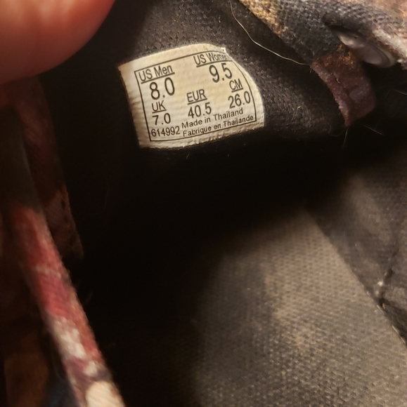 Moody Floral Vans Authentic - Picture 4 of 4